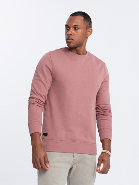 Ombre Clothing Hanorac din bumbac BASIC pentru bărbați Ombre Clothing