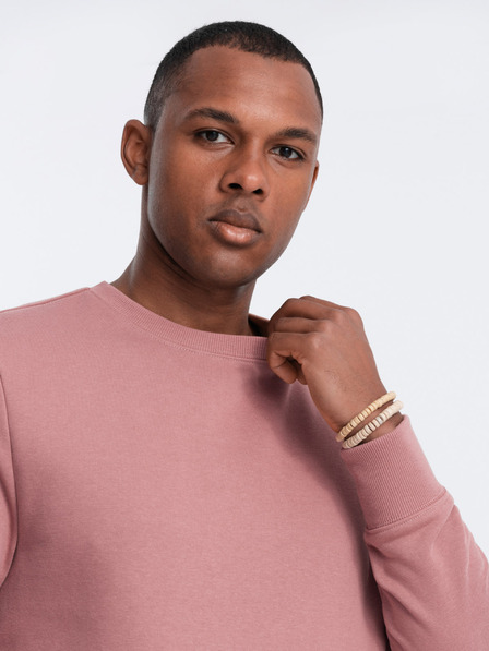 Ombre Clothing Hanorac din bumbac BASIC pentru bărbați Ombre Clothing