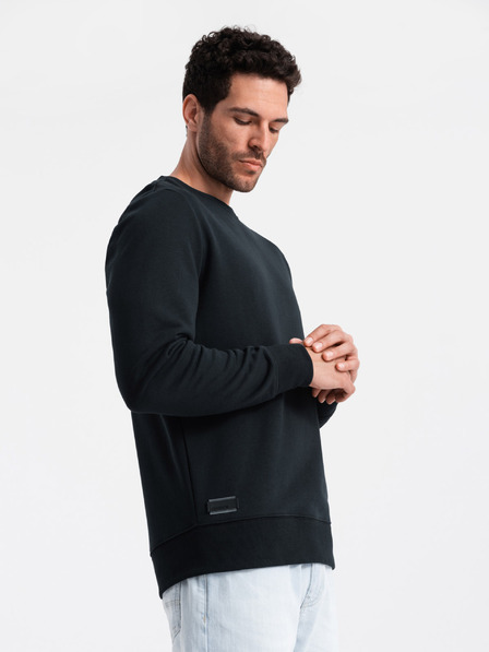 Ombre Clothing Hanorac din bumbac BASIC pentru bărbați Ombre Clothing