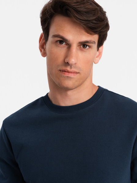 Ombre Clothing Hanorac din bumbac BASIC pentru bărbați Ombre Clothing