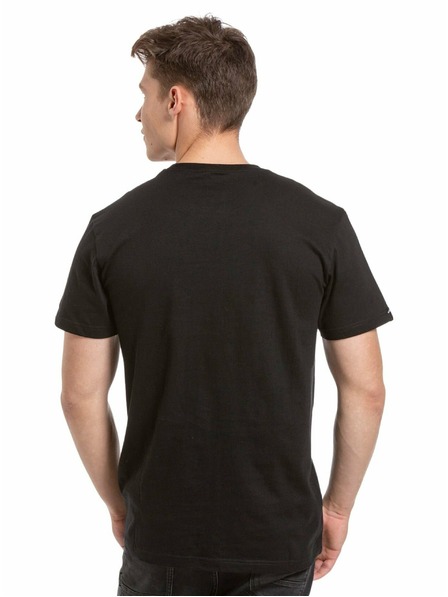 Meatfly Tricou Meatfly pentru bărbați Joe Black/Black | Negru | Mărime S | 100% bumbac