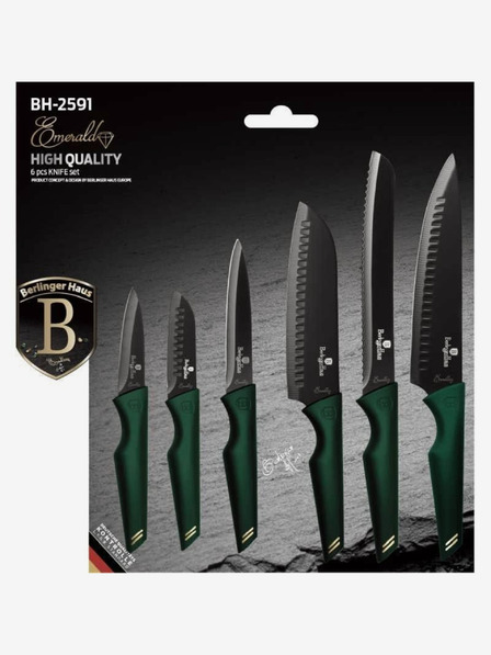 Berlingerhaus BERLINGERHAUS Emerald Collection Set de șase cuțite cu suprafață antiaderentă