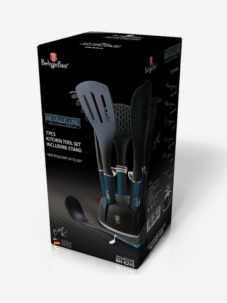 Berlingerhaus Set de ustensile de bucătărie în suport BERLINGERHAUS Aquamarine Metallic Line (7 buc.)