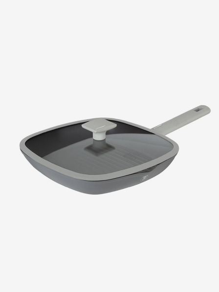 Berlingerhaus Tigaie grill cu capac cu suprafață antiaderentă din titan 28 cm Aspen Collection BERLINGERHAUS