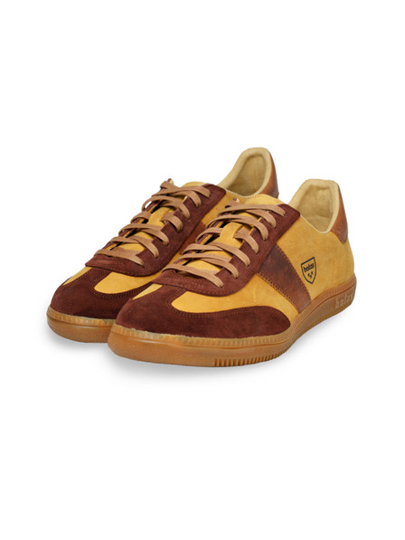 BOTAS *** Adidași din piele pentru bărbați / ghete Botas Iconic Caramel