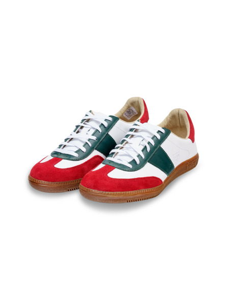 BOTAS *** Adidași din piele pentru bărbați / ghete roșu-verde-albi Botas Iconic Mexiko 68