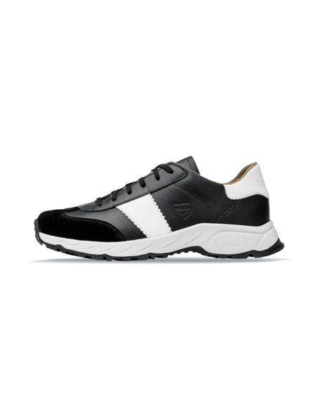 BOTAS *** Pantofi sport/adidași de exterior din piele pentru femei negru-albi Botas Nordic Black