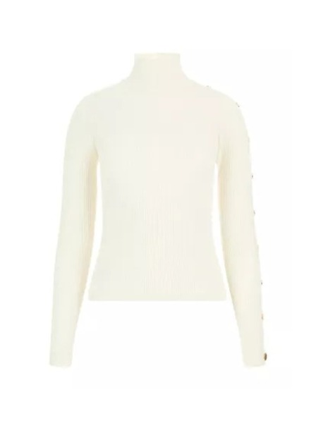 Guess Jeans Pulover alb Milky pentru femei Guess jeans
