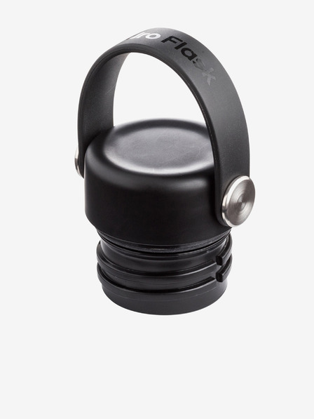 Hydro Flask Hydro Flask negru din oțel inoxidabil cu gura standard și capac flexibil (621 ml)