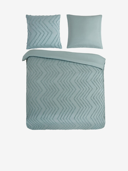 Pure Lenjerie de pat cu model verde Pure 240 x 220 cm
