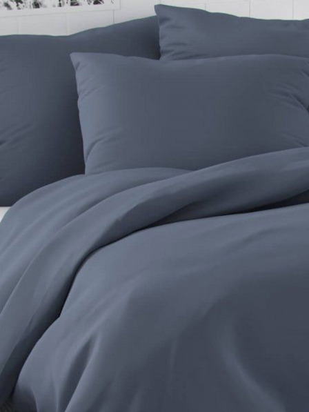 Kvalitex Satin French Bedding LUXURY COLLECTION 1+2, 240x200, 70x90cm Dark Gray