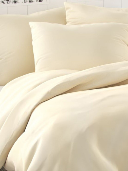 Kvalitex Satin French Extended Bedding LUXURY COLLECTION 1+2, 240x220, 70x90cm Cream