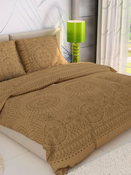 Kvalitex Lenjerie de pat din bumbac franțuzesc DELUX 240x200, 70x90cm MERIT auriu