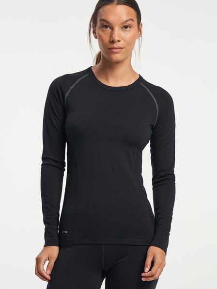 Tenson Tricou funcțional cu mânecă lungă pentru femei TENSON Himalaya Baselayer Merino Top W negru