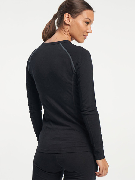 Tenson Tricou funcțional cu mânecă lungă pentru femei TENSON Himalaya Baselayer Merino Top W negru