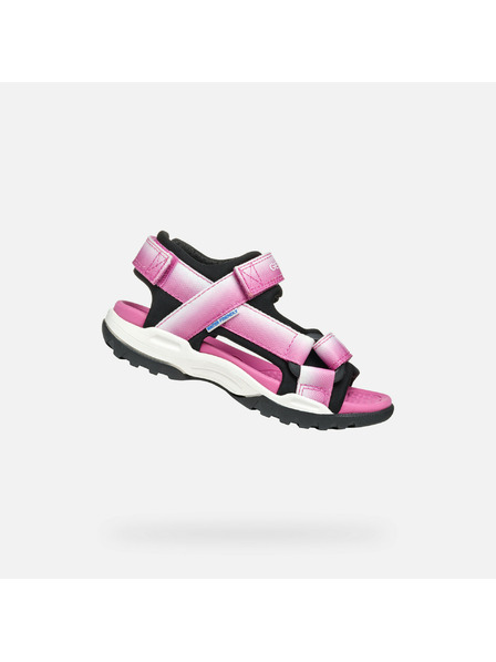 Geox Sandale roz pentru fete Geox Borealis