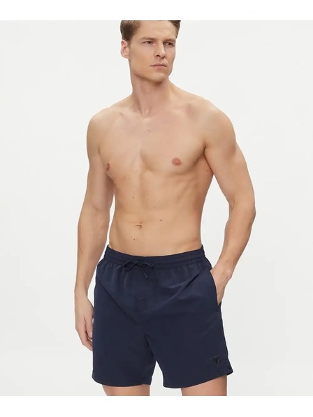 Guess Jeans Șort de baie bleumarin pentru bărbați Guess Shorts Blue