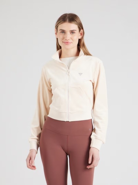 Guess Jeans Hanorac bej ecru Coutore Guess jeans pentru femei