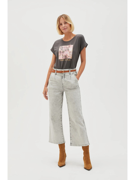 Moodo Jeans gri pentru femei Moodo