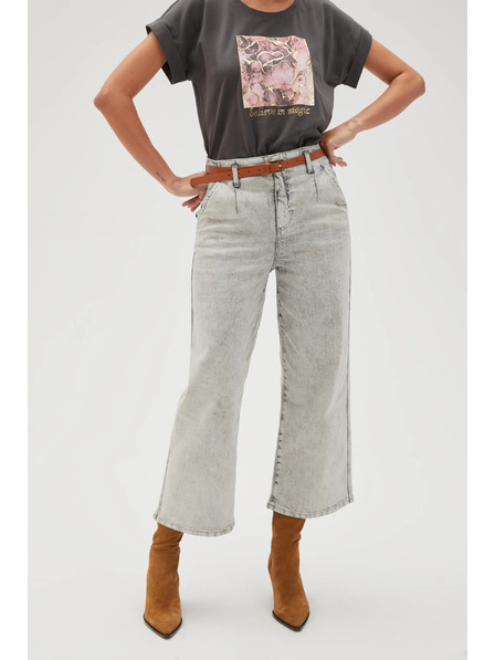 Moodo Jeans gri pentru femei Moodo