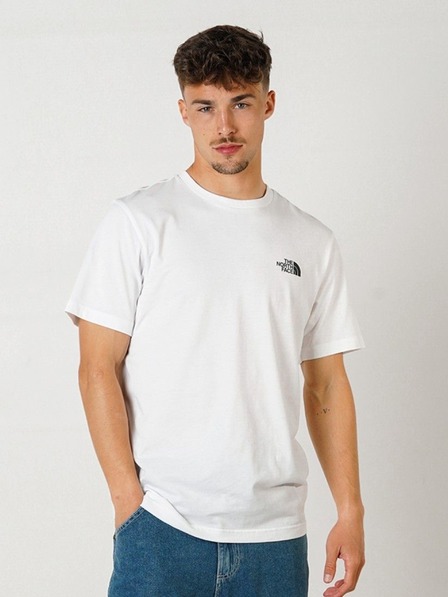 The North Face Tricou alb pentru bărbați The North Face Simple Dome