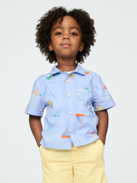 GAP Cămașă din poplin pentru baby GAP
