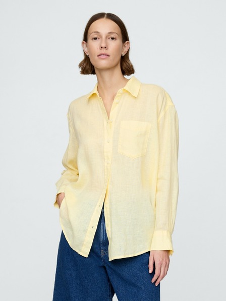 GAP Cămașă oversize din in Big Shirt GAP