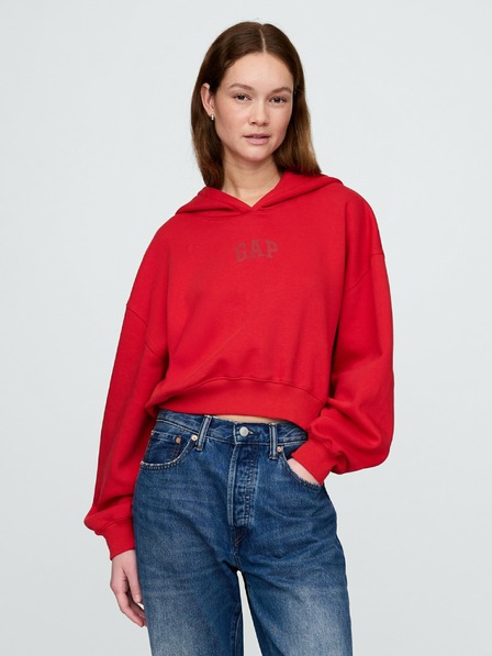 GAP Hanorac cu glugă Logo Cropped Americana GAP