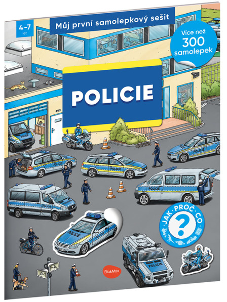 ELLA & MAX Prima mea carte de abțibilduri - POLIȚIA