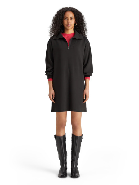Scotch & Soda Rochie cu hanorac negru pentru femei Scotch & Soda