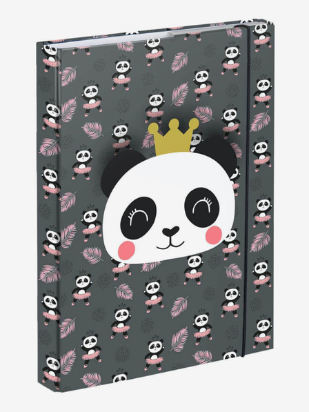 BAAGL  Coperte pentru caiete școlare roz A5 Panda Baagl
