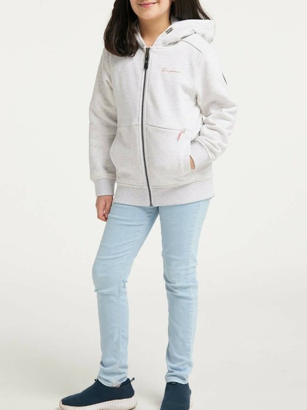 Ragwear Hanorac cu fermoar pentru fete Ragwear Theea alb