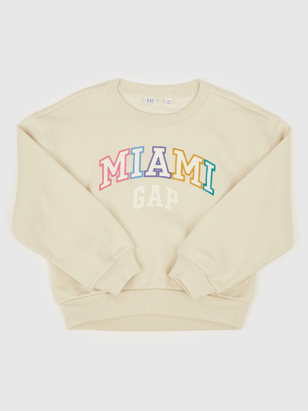 GAP Hanorac oversize pentru copii cu logo GAP