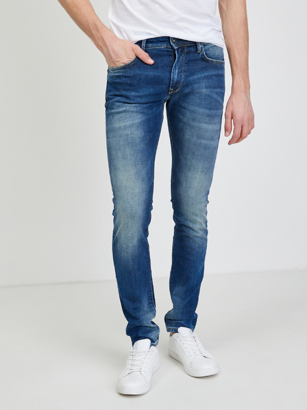 Pepe Jeans Blugi slim fit albastru închis pentru bărbați Pepe Jeans Stanley