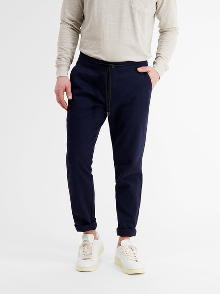 LERROS Pantaloni chino albastru închis pentru bărbați LERROS