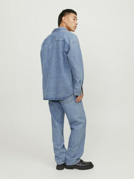 Jack & Jones Tricou albastru pentru bărbați Jack & Jones Santorini Denim Top