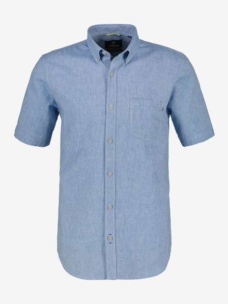 LERROS Tricou albastru cu mânecă scurtă pentru bărbați LERROS