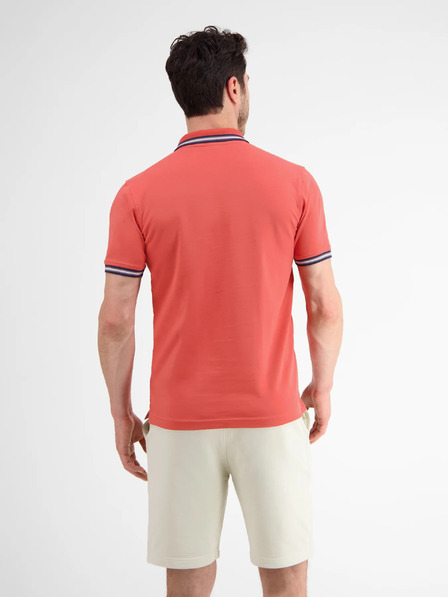 LERROS Tricou polo roșu pentru bărbați LERROS