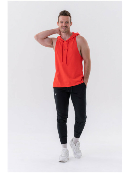 Nebbia Tricou sport cu glugă 323 Red Nebbia