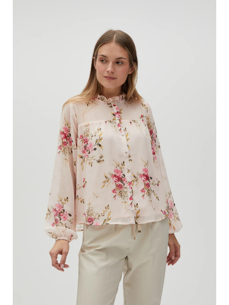 Moodo Bluză cu model floral pentru femei Moodo