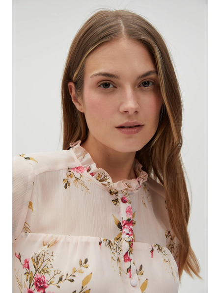 Moodo Bluză cu model floral pentru femei Moodo