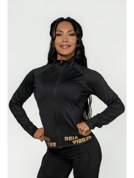 Nebbia NEBBIA INTENSE Warm-Up Hanorac cu fermoar pentru femei 833 Gold Nebbia