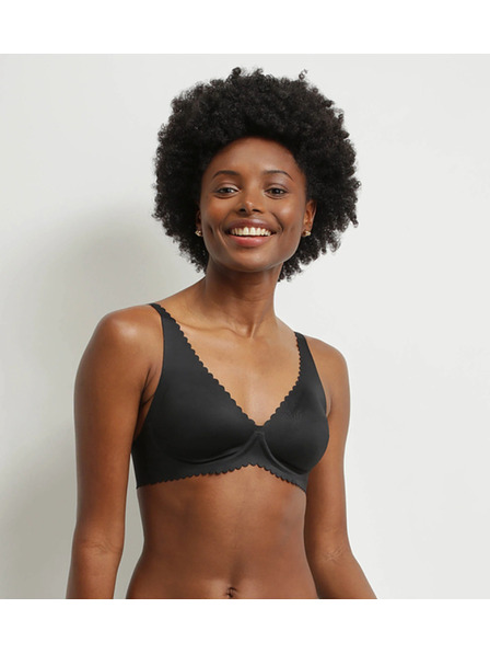 DIM DIM TRIANGLE BODY TOUCH BRA - Sutien cu armătură pentru femei - Negru