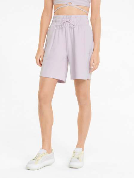 Puma Pantaloni scurți de damă Puma mov deschis