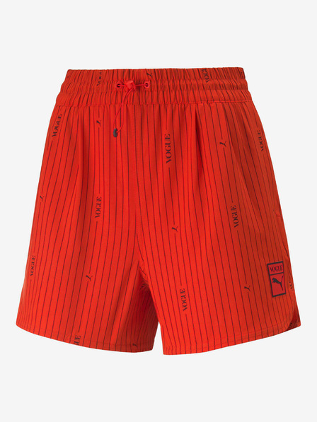 Puma Pantaloni scurți roșii pentru femei PUMA x VOGUE