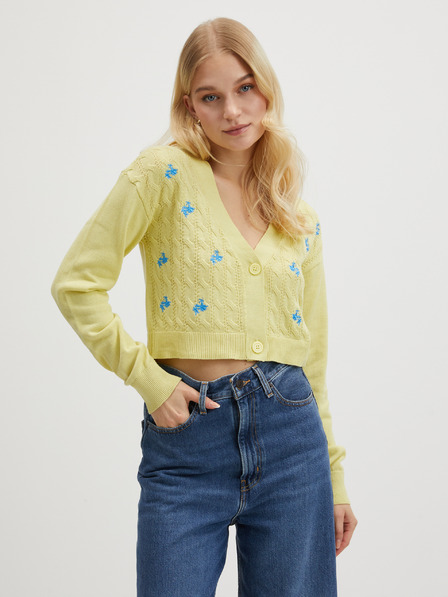 Noisy May Cardigan verde deschis pentru femei Noisy May Lil