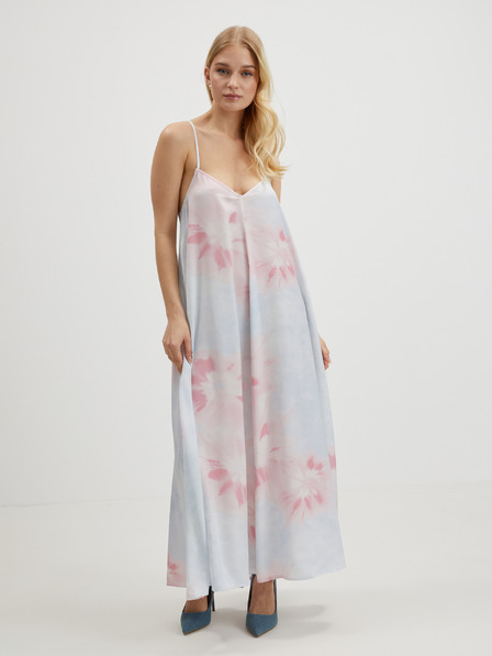 ONLY Rochie maxi cu bretele cu model roz și albastru pentru femei ONLY Tina