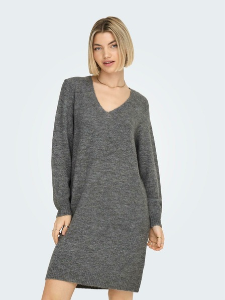 Jacqueline de Yong JDY Elanora Rochie de pulover gri pentru femei