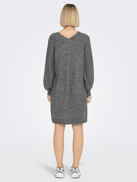 Jacqueline de Yong JDY Elanora Rochie de pulover gri pentru femei