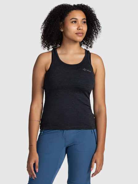 Kilpi Femeii funcțional Merino Wool Tank Top Kilpi MIRIEN-W gri închis